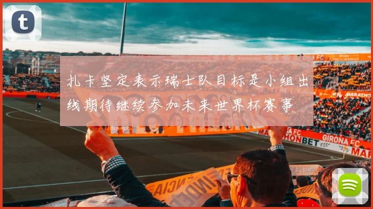 扎卡坚定表示瑞士队目标是小组出线期待继续参加未来世界杯赛事